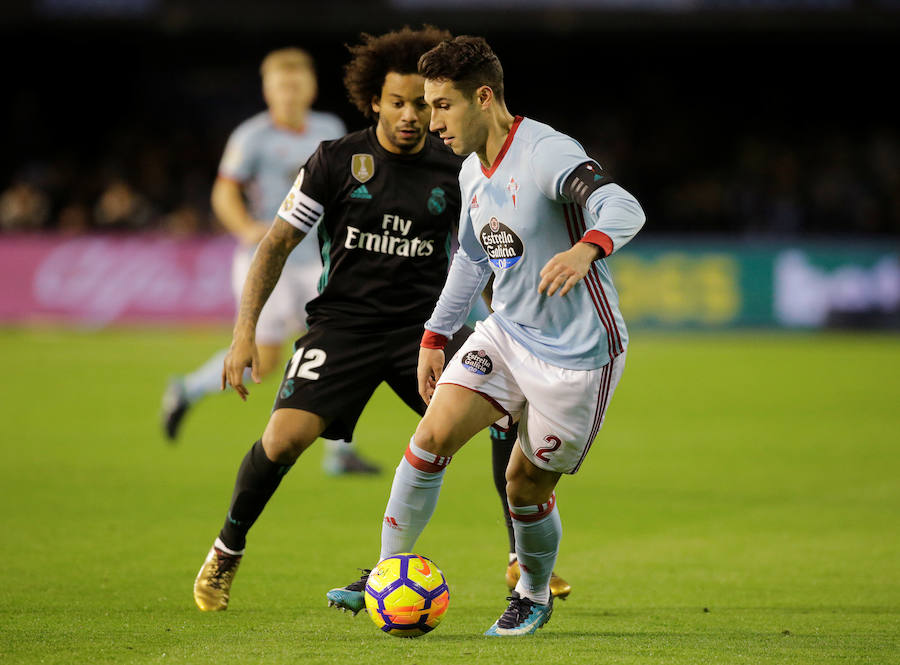 El Real Madrid empató ante el Celta en Balaídos, 2-2, en la jornada 18 de Liga. El cuadro vigués se adelantó con Wass y Bale remontó para los blancos. Sin embargo, Maxi Gómez marcó la igualada en los instantes finales.