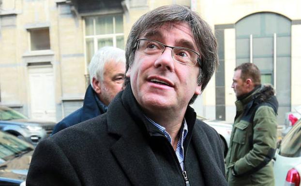 Puigdemont pasea por Bélgica. 