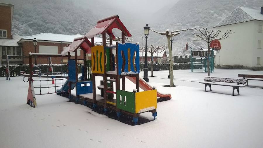 Nieva en la provincia