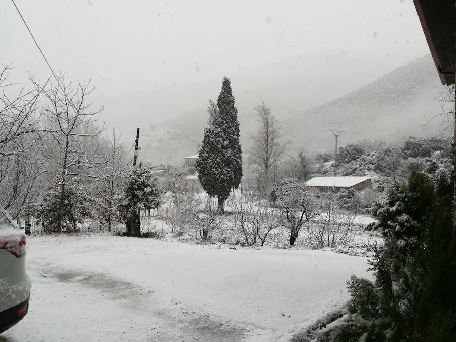 Nieva en la provincia