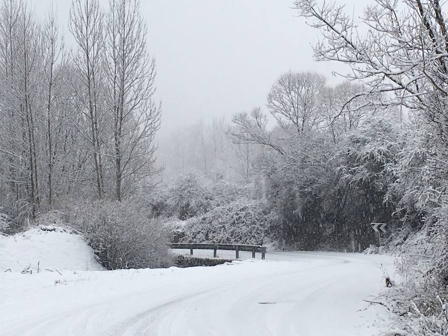 Nieva en la provincia