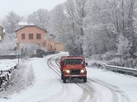 Nieva en la provincia