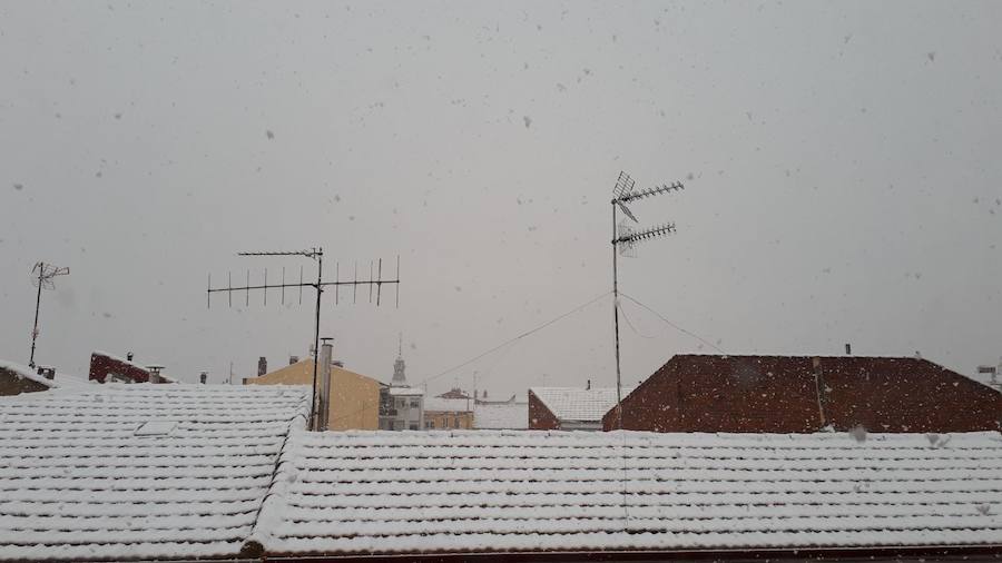 La nieve reina en la provincia