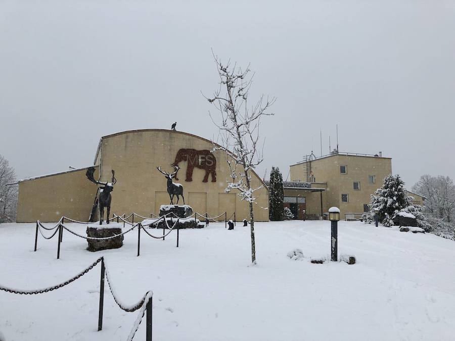 La nieve reina en la provincia