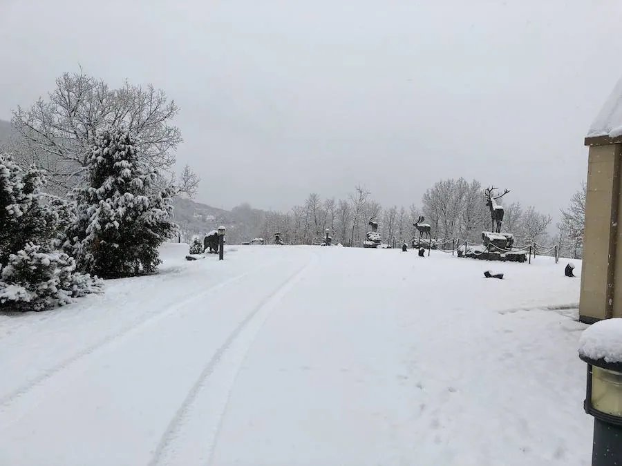 La nieve reina en la provincia