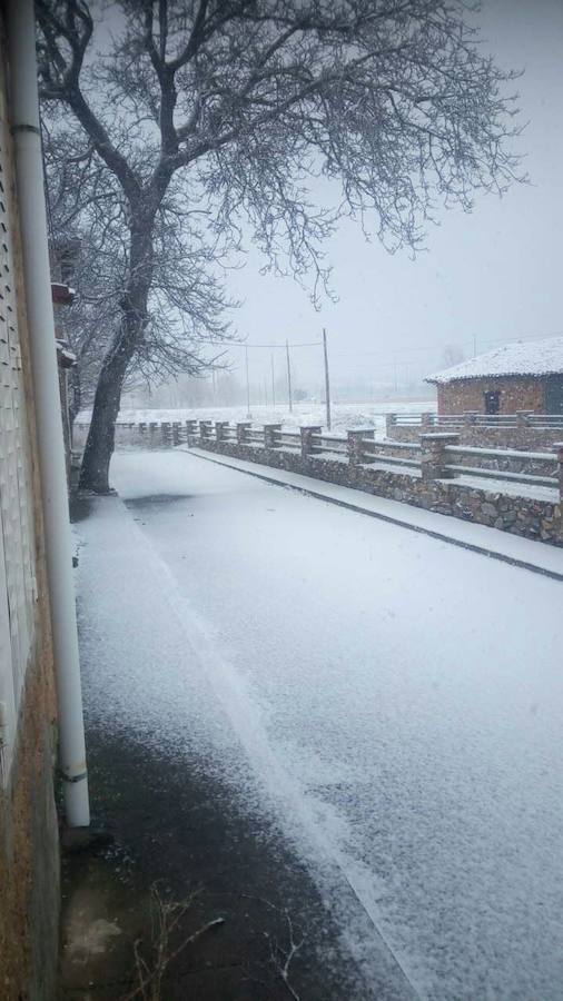 La nieve reina en la provincia