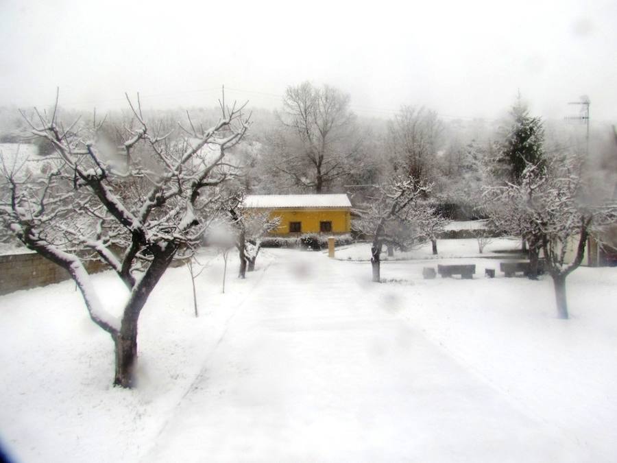 La nieve reina en la provincia