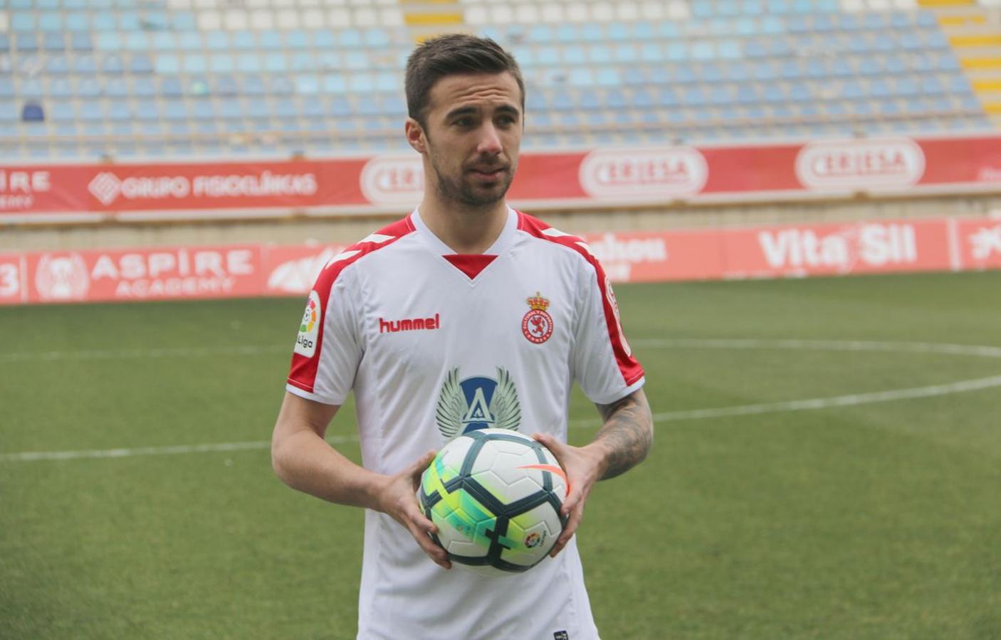 Sergio Marcos, presentado como jugador de la Cultural