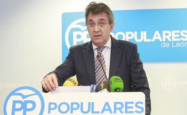 El presidente del PP de León, Martínez Majo.