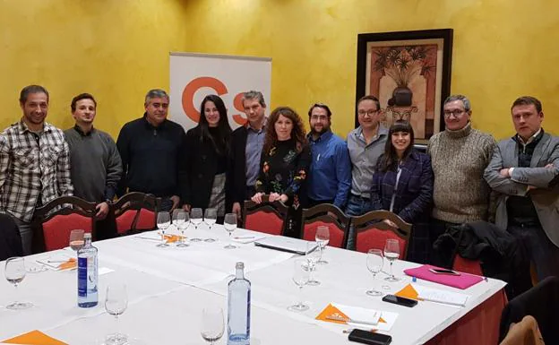 Junta directiva de Ciudadanos en La Bañeza.