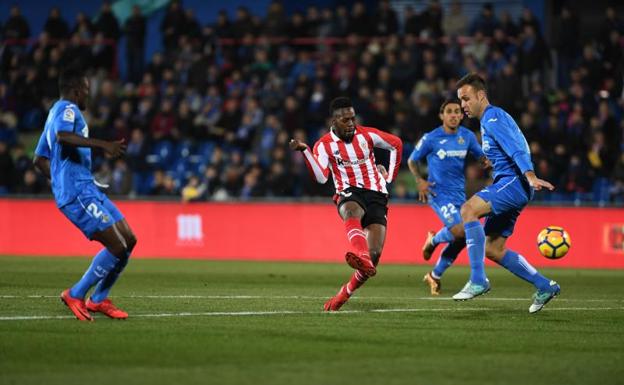 Iñaki Williams abrió el marcador en el Coliseum. 