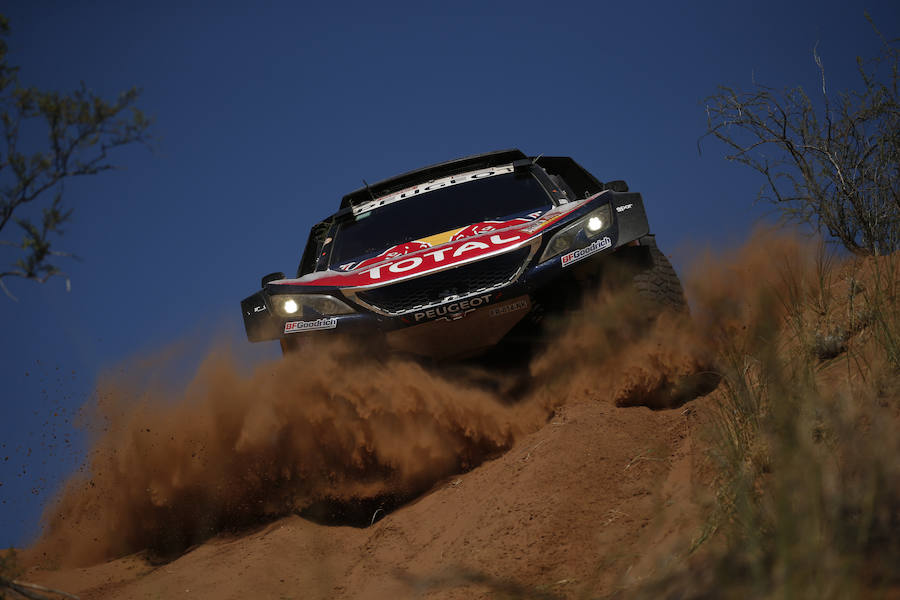 El piloto español de Peugeot Carlos Sainz.