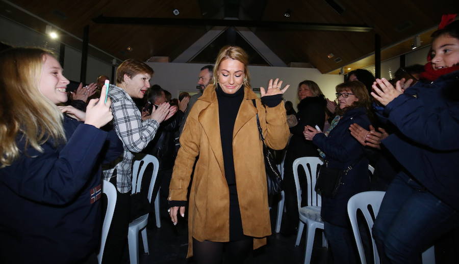 Homenaje de campeona