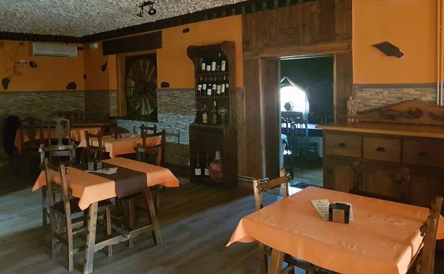 El comedor del Hotel Rural La Tejera.