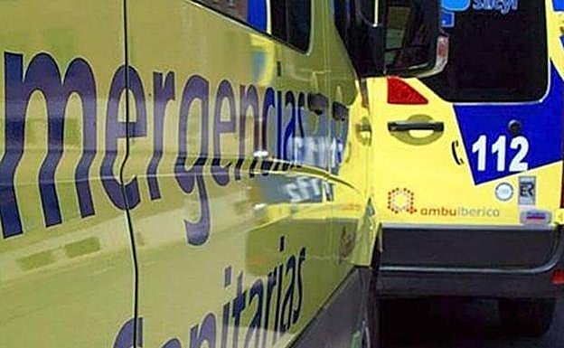 Un varón resulta herido en Mansilla Mayor al quedarse su pie atrapado en una abonadora