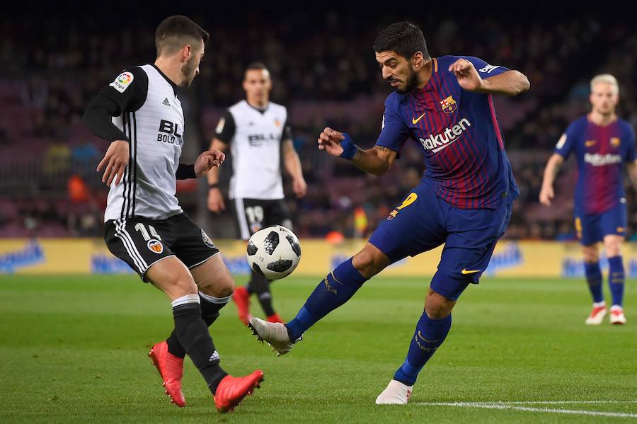 El conjunto azulgrana se hizo con la victoria en su feudo y afronta el duelo de Mestalla con todo de cara para meterse en la final.