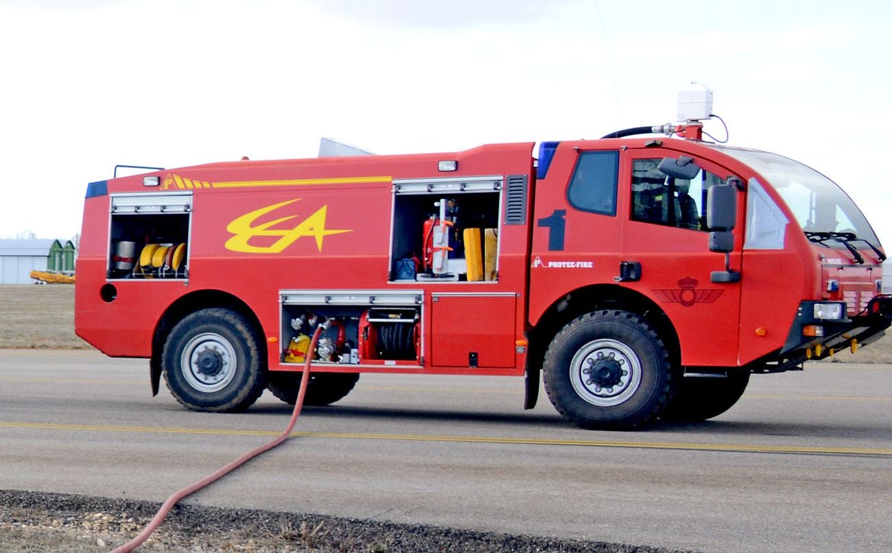 El Aeródromo Militar de León y el Aeropuerto de León realizan un Simulacro General de Accidente Aéreo de aeronave civil con la intervención de más de cien personas de distintos colectivos