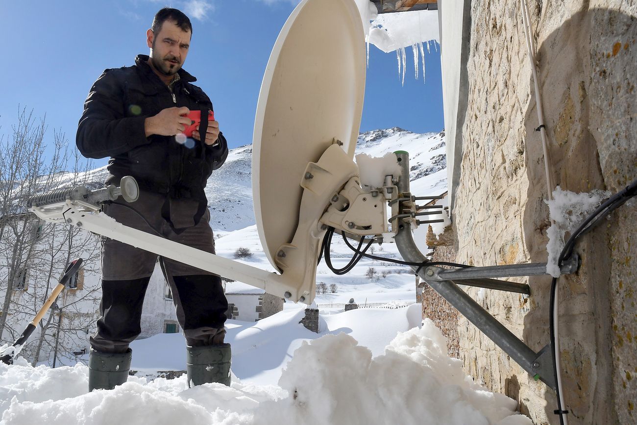 Nieve sobre La Cueta