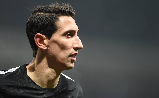 Ángel Di María, en el encuentro ante Sochaux.