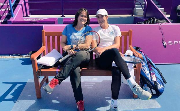 Conchita Martínez y Garbiñe Muguruza vuelven a trabajar juntas. 