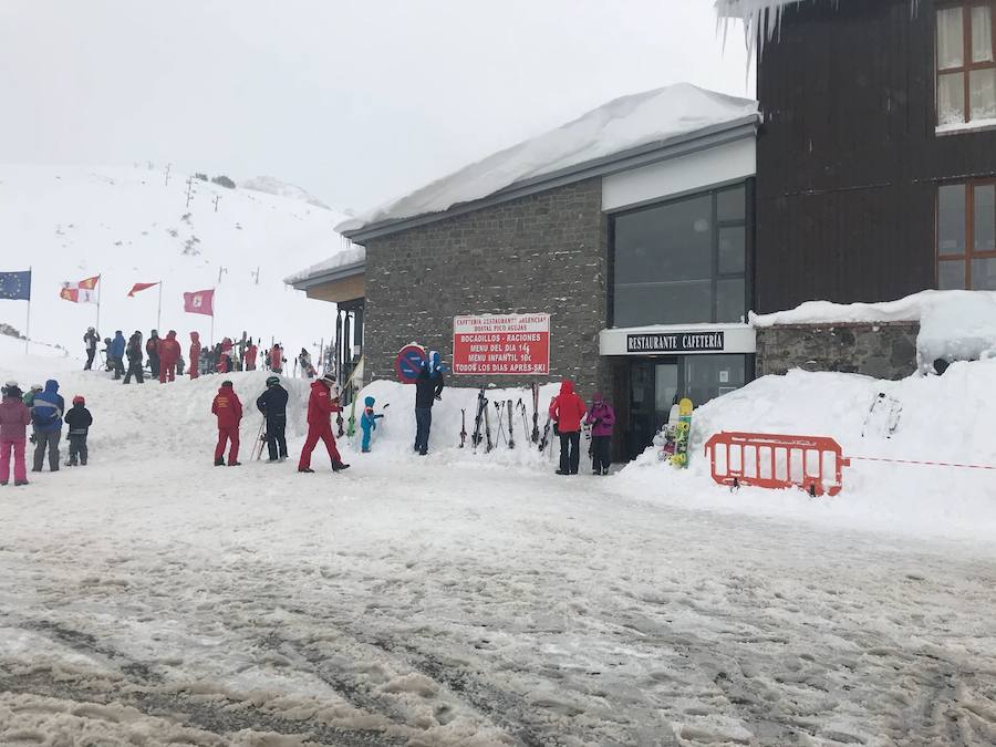La nieve conquista San Isidro