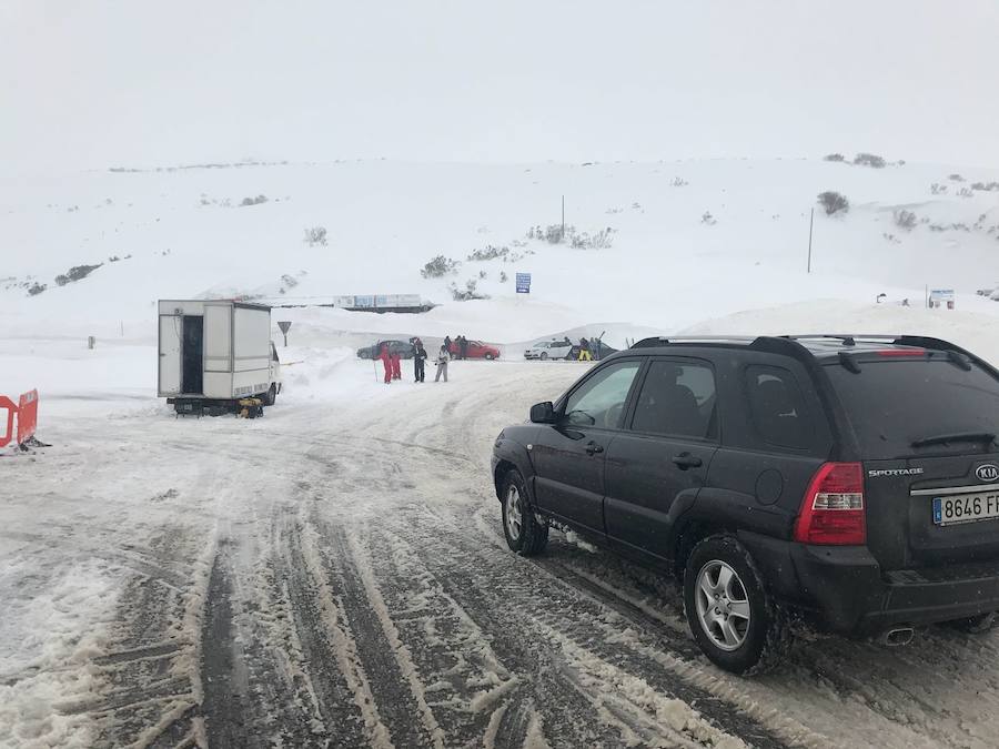 La nieve conquista San Isidro