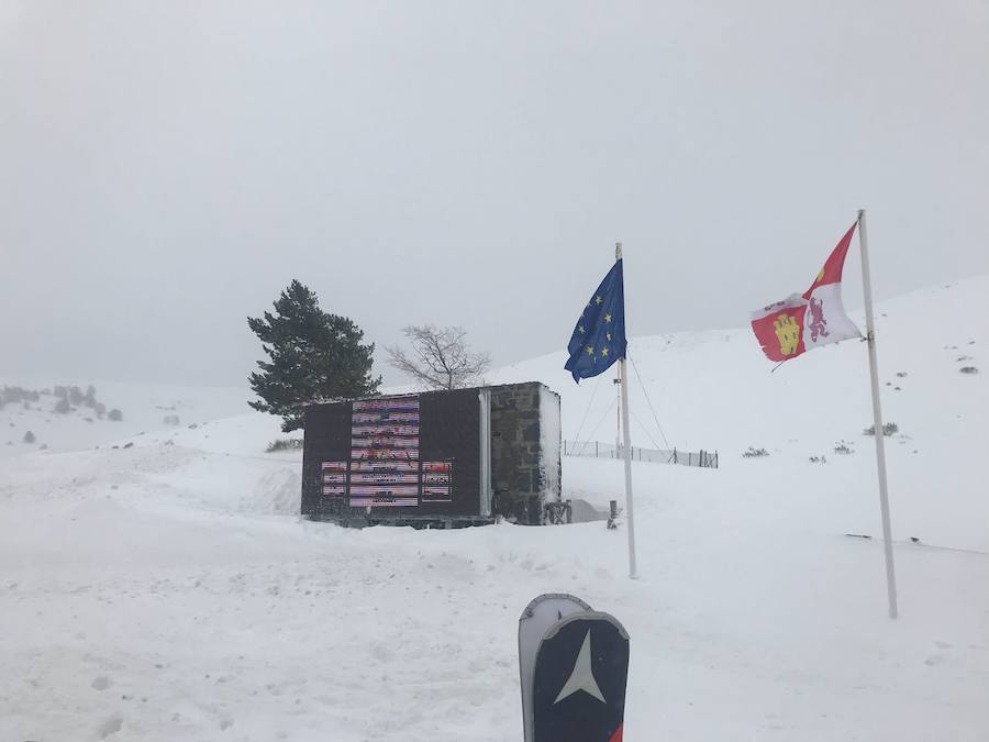 La nieve conquista San Isidro