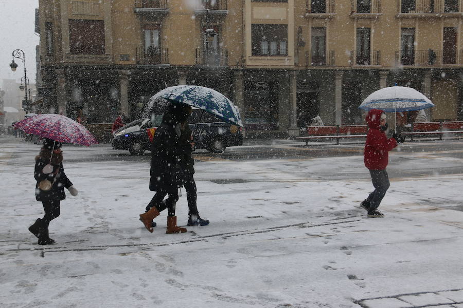 La nieve aterriza en León