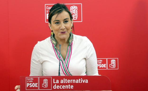 La secretaria de Organización del PSOECyL, Ana Sánchez.