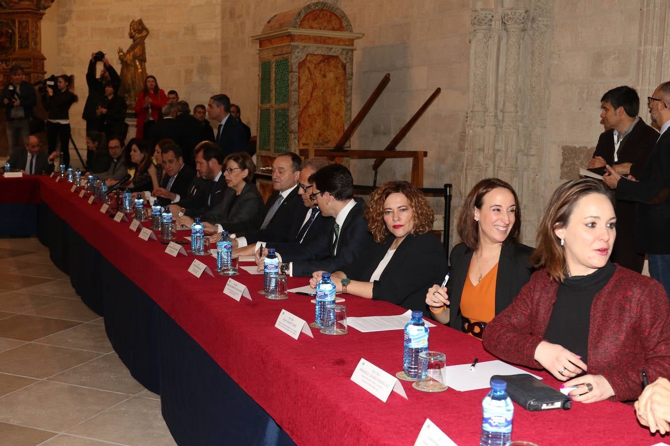 Reunión de la Mesa y Junta de Portavoces de las Cortes en el Colegio San Gregorio de Valladolid