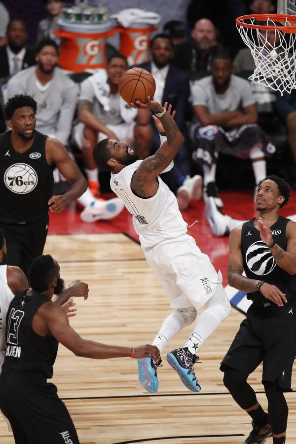 Las mejores imágenes del All Star de la NBA en el que LeBron James ha sido elegido el MVP.