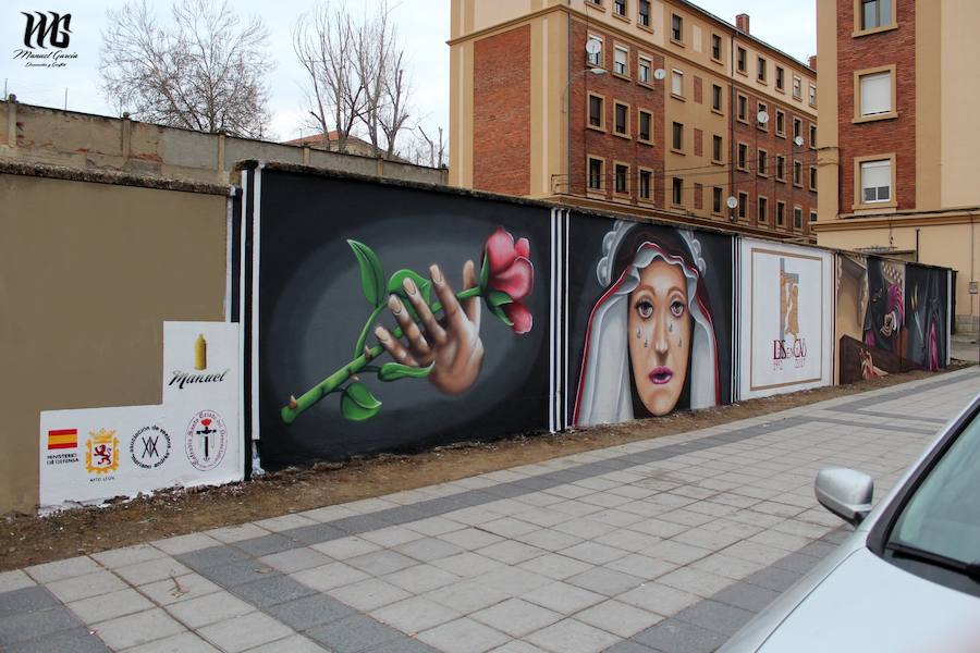 Fotos: Así queda el mural de la pasión