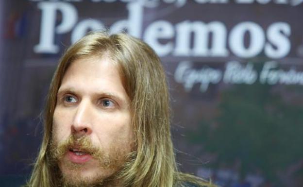 Pablo Fernández, portavoz de Podemos.