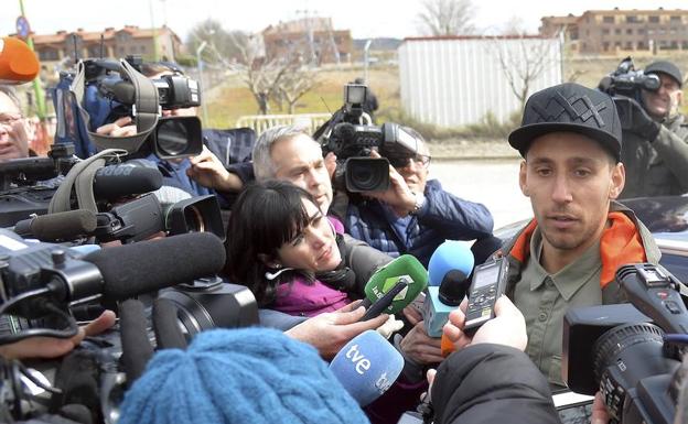 Vïctor Rodríguez, a su salida de prisión. 