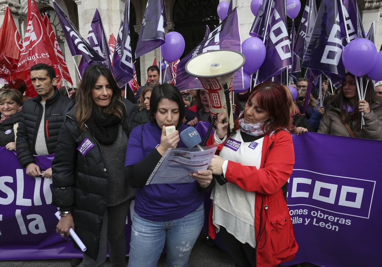 Concentración en Valladolid.