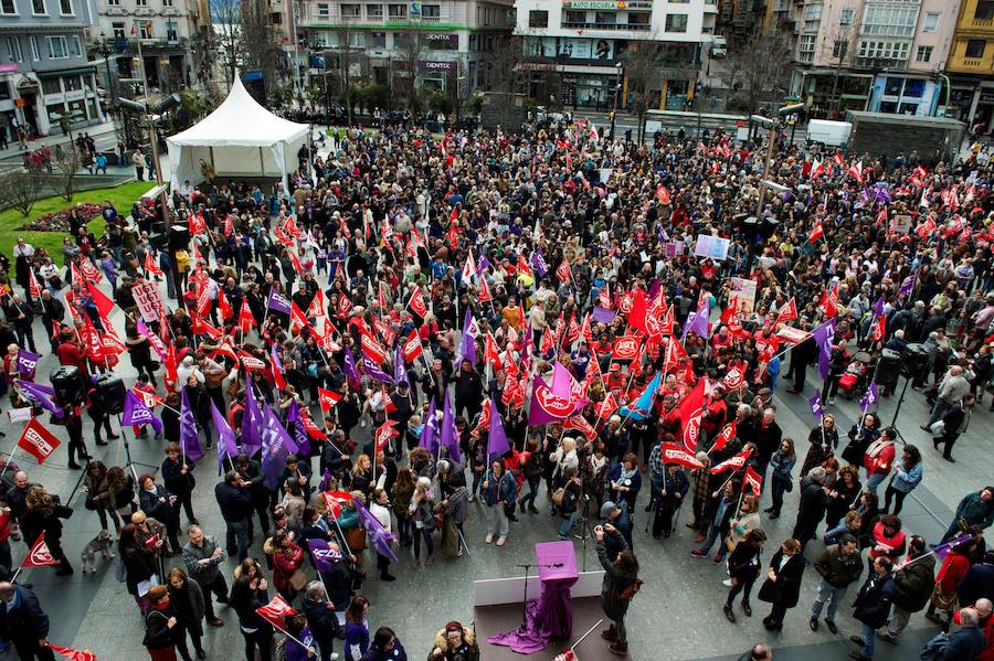 La jornada de huelga transcurre sin incidencias por todo el territorio.