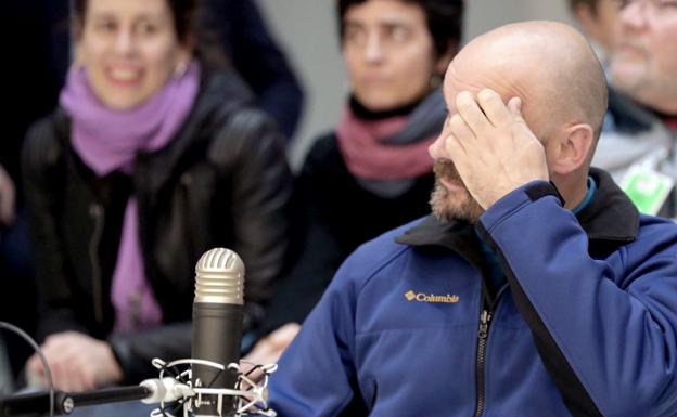 El etarra Sergio Polo, durante la primera sesión del juicio.