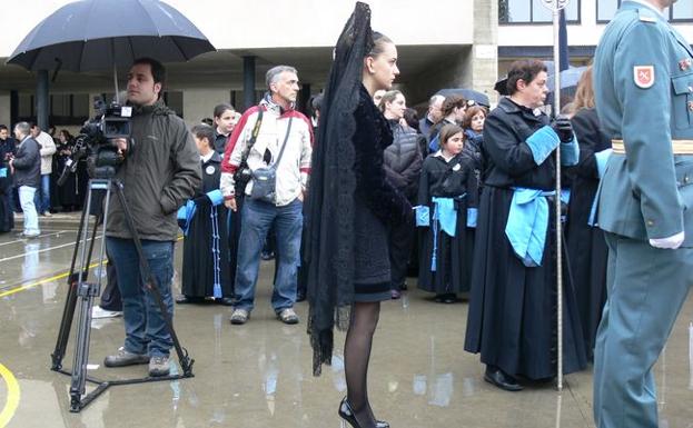 La lluvia estará presente en Semana Santa.