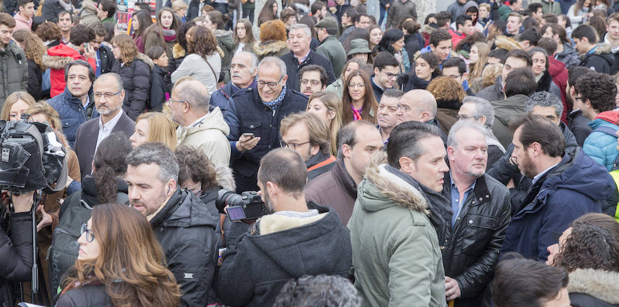 Fotos: Los estudiantes de Castilla y León piden una EBAU justa en Valladolid