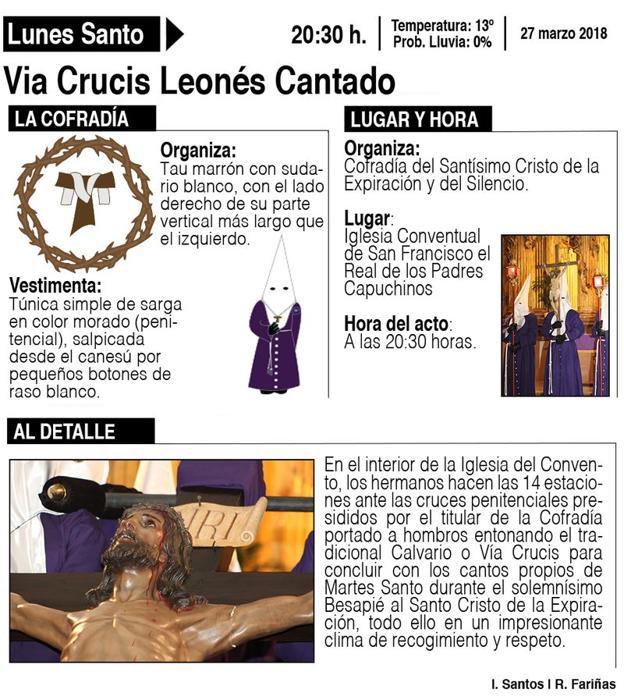 Todo lo que debes saber del Via Crucis leonés cantado