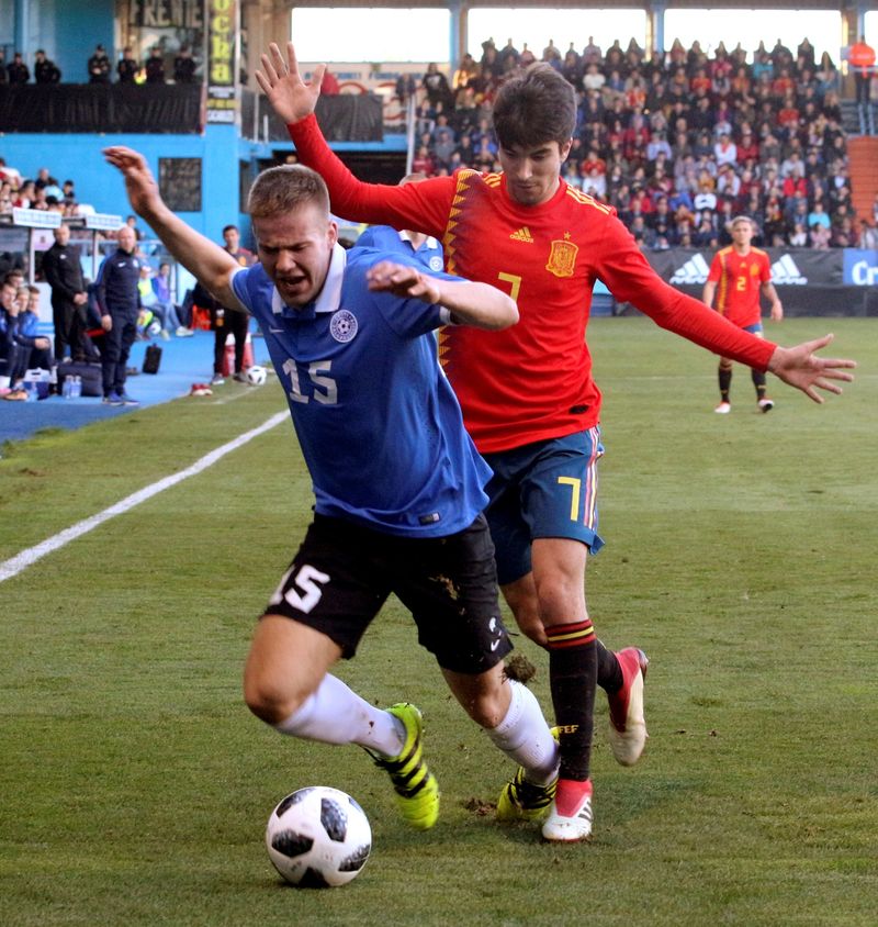 España sub 21 golea en El Toralín