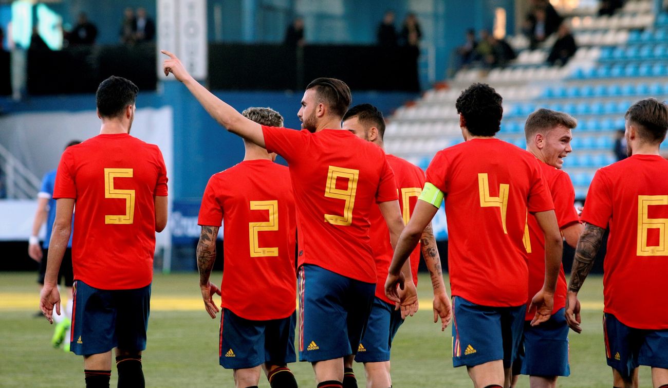 España sub 21 golea en El Toralín