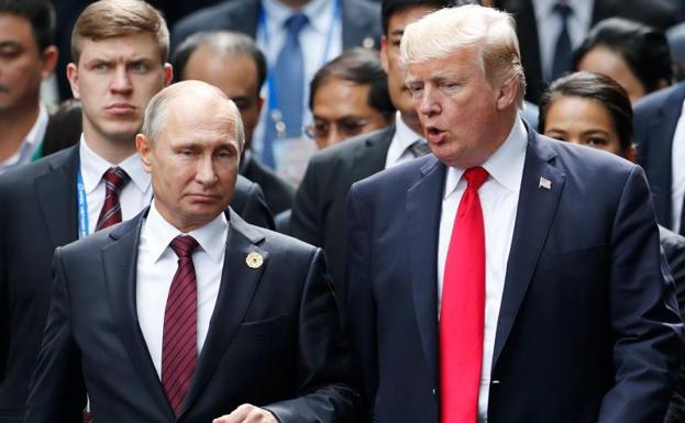 Donald Trump y Vladimir Putin, en una imagen de archivo.