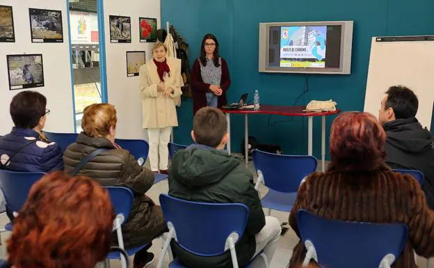 Ana Franco, en un taller de esta campaña.