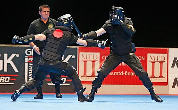 Momento de una lucha.