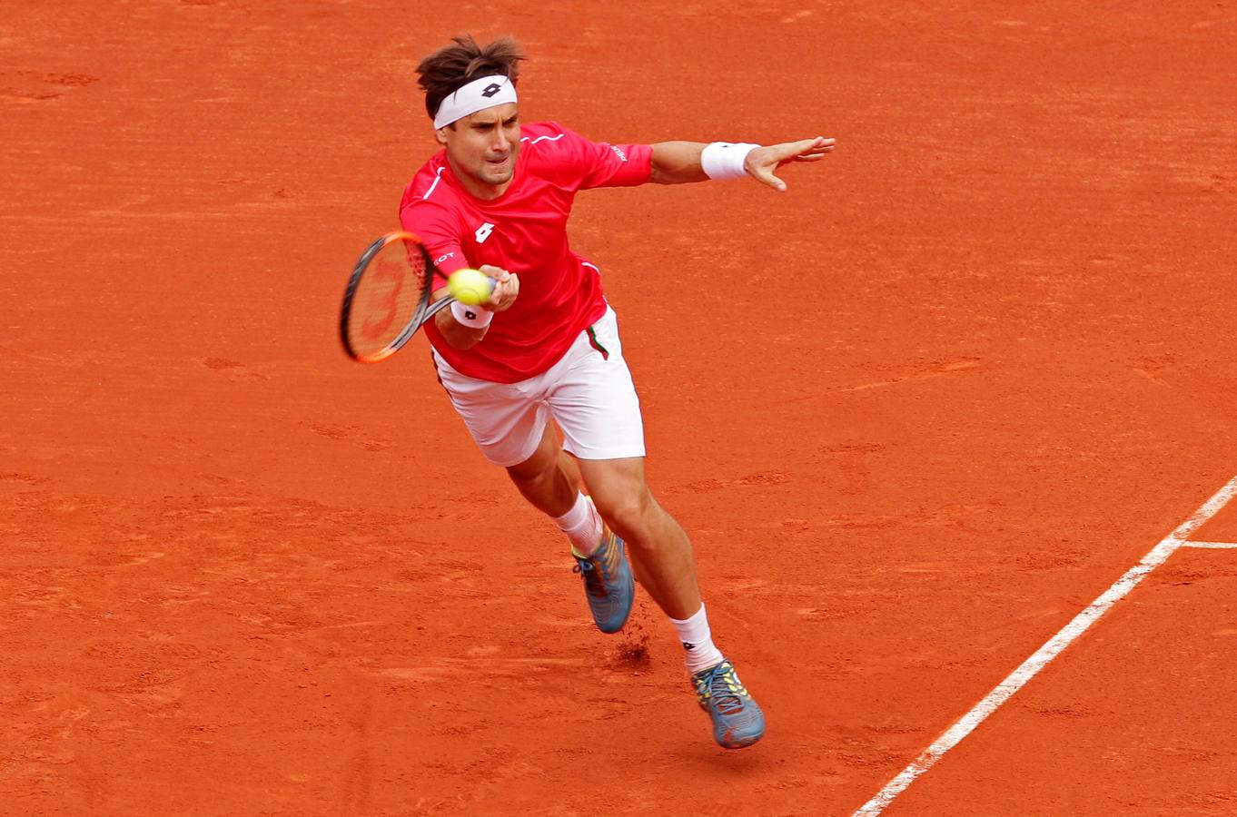 David Ferrer y Philipp Kohlschreiber han disputado el quinto y definitivo partido entre España y Alemania. 