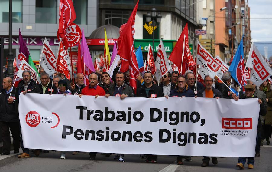 Fotos: León y Ponferrada luchan por unas pensiones dignas