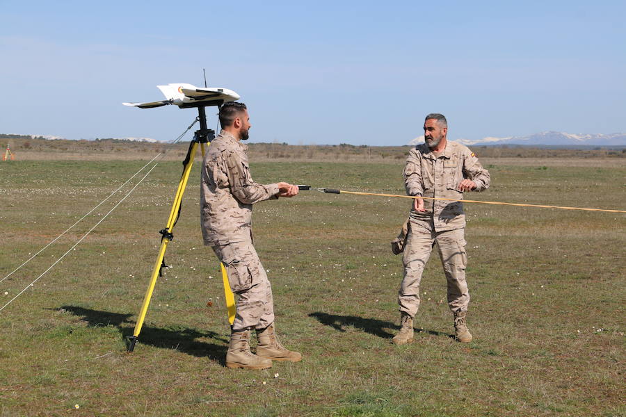 Fotos: La OTAN prueba en León su primero geodron