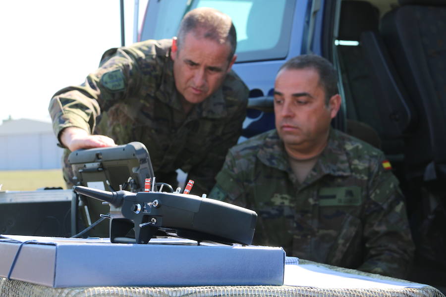 Fotos: La OTAN prueba en León su primero geodron