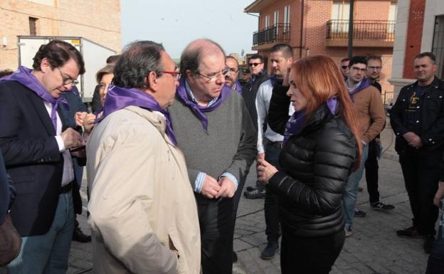 Herrera, en el centro de la imagen.